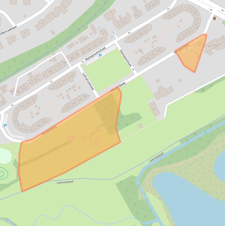 Kaart van postcodegebied 6432HH.