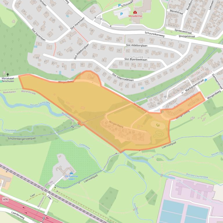 Kaart van postcodegebied 6432HK.