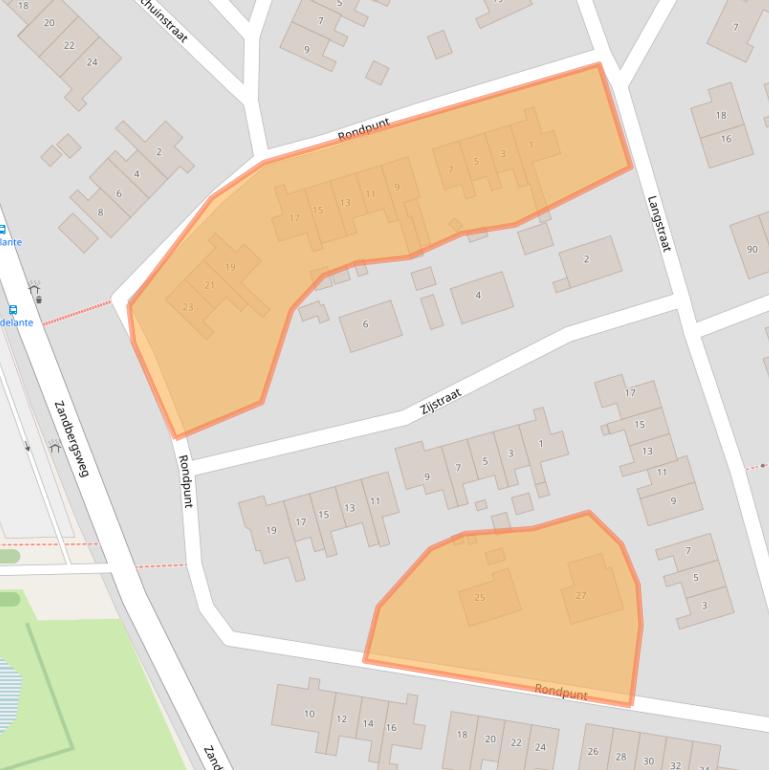 Kaart van postcodegebied 6432NE.