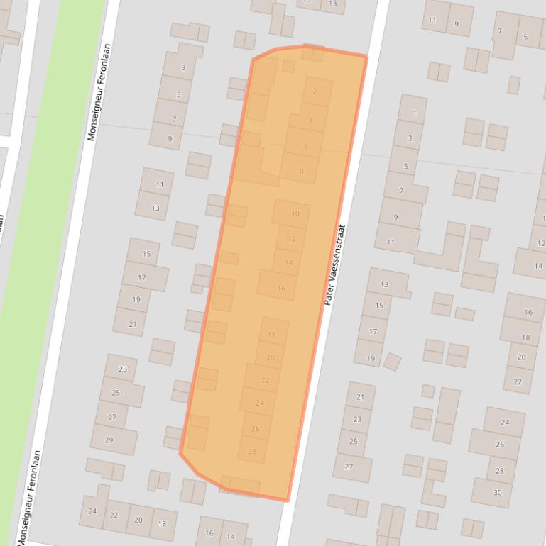 Kaart van postcodegebied 6433CB.