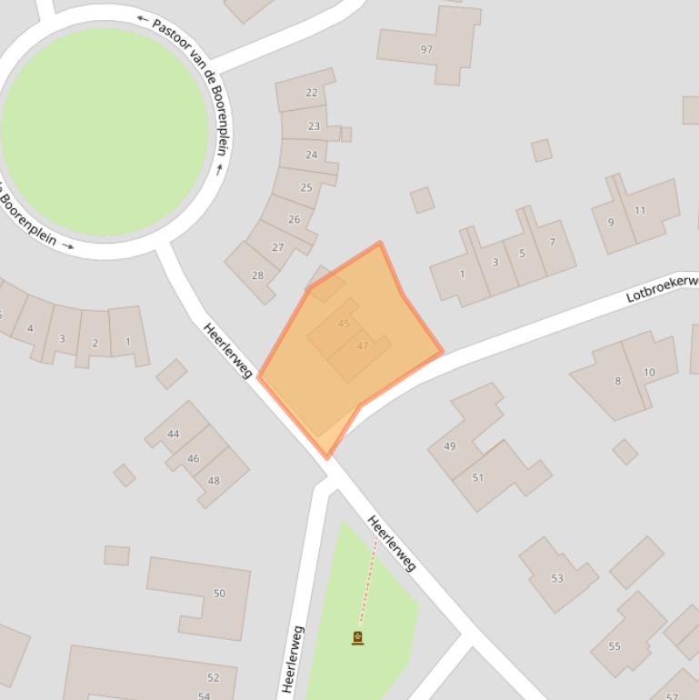 Kaart van postcodegebied 6433HM.