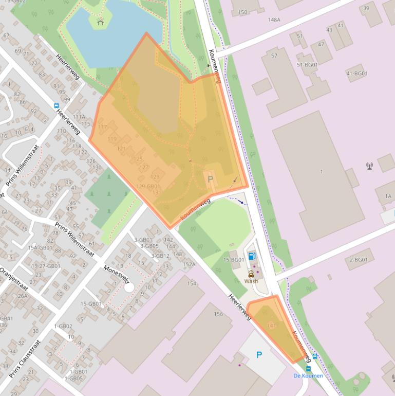 Kaart van postcodegebied 6433HR.