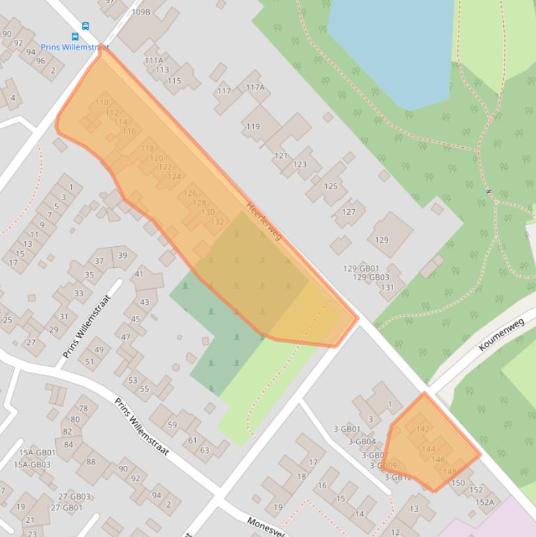 Kaart van postcodegebied 6433HW.