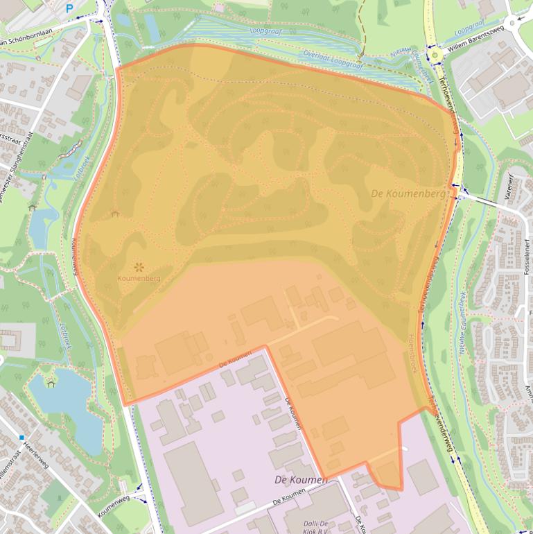 Kaart van postcodegebied 6433KE.