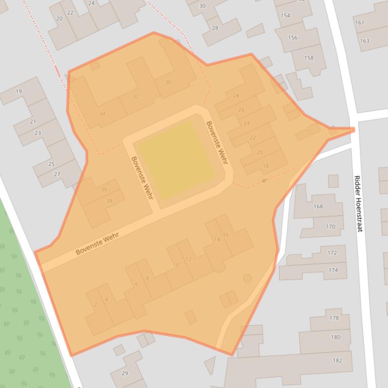 Kaart van postcodegebied 6433LA.