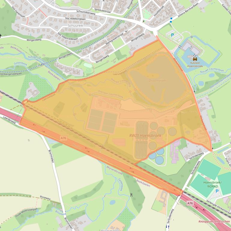 Kaart van postcodegebied 6433PA.