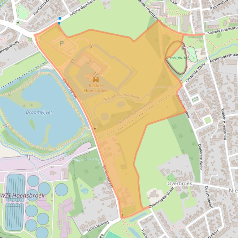 Kaart van postcodegebied 6433PB.