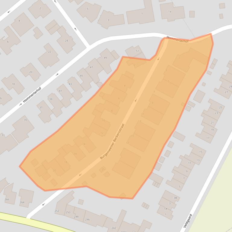 Kaart van postcodegebied 6436AH.