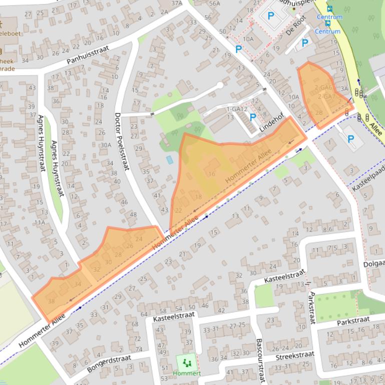 Kaart van postcodegebied 6436AR.