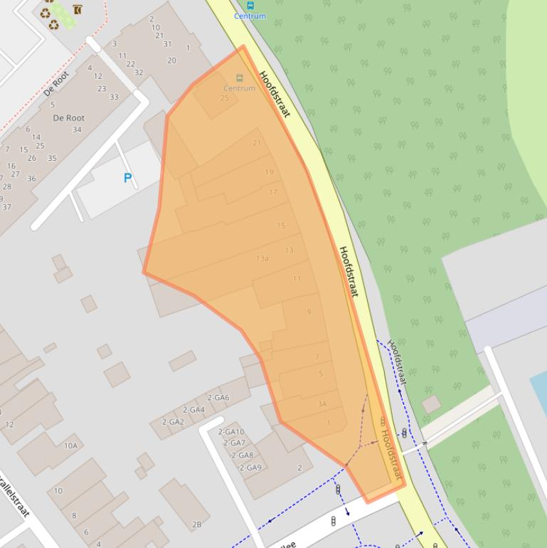 Kaart van postcodegebied 6436CA.