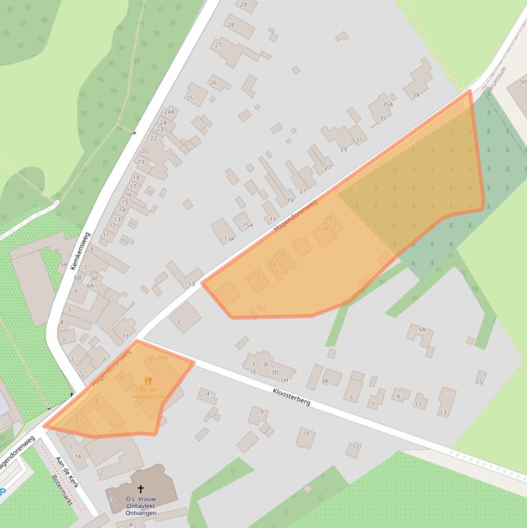 Kaart van postcodegebied 6436CS.