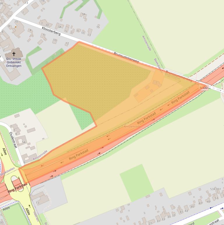 Kaart van postcodegebied 6436CX.