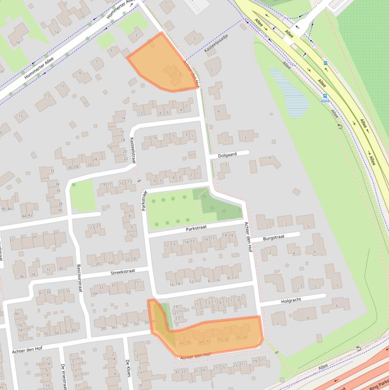 Kaart van postcodegebied 6436EG.