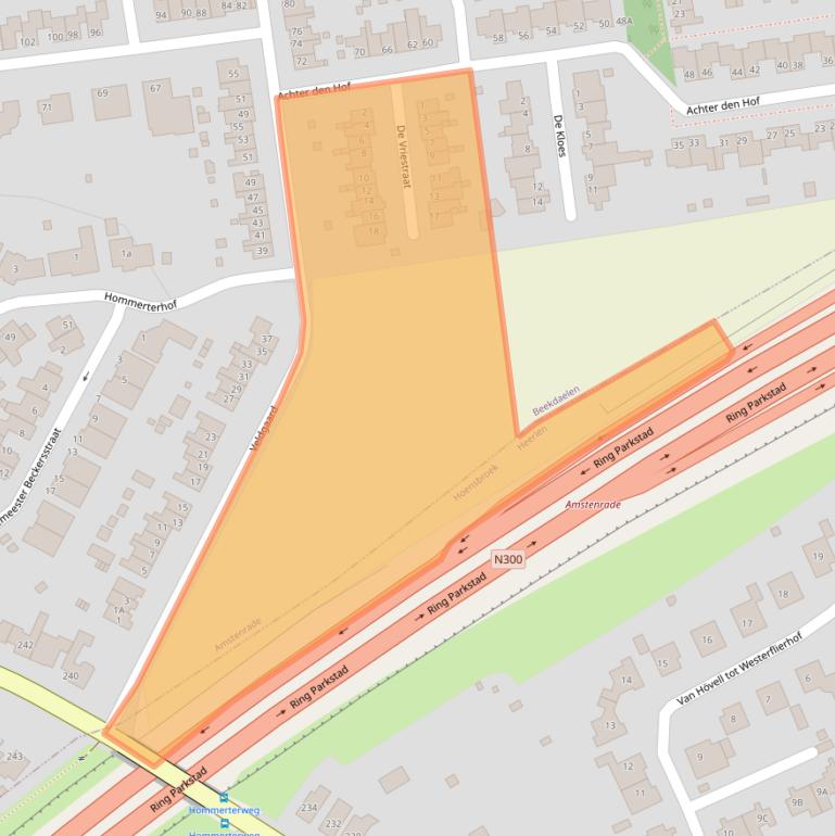 Kaart van postcodegebied 6436EW.
