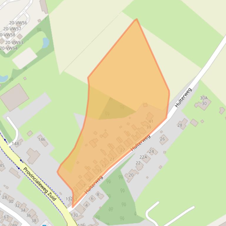 Kaart van postcodegebied 6438AH.