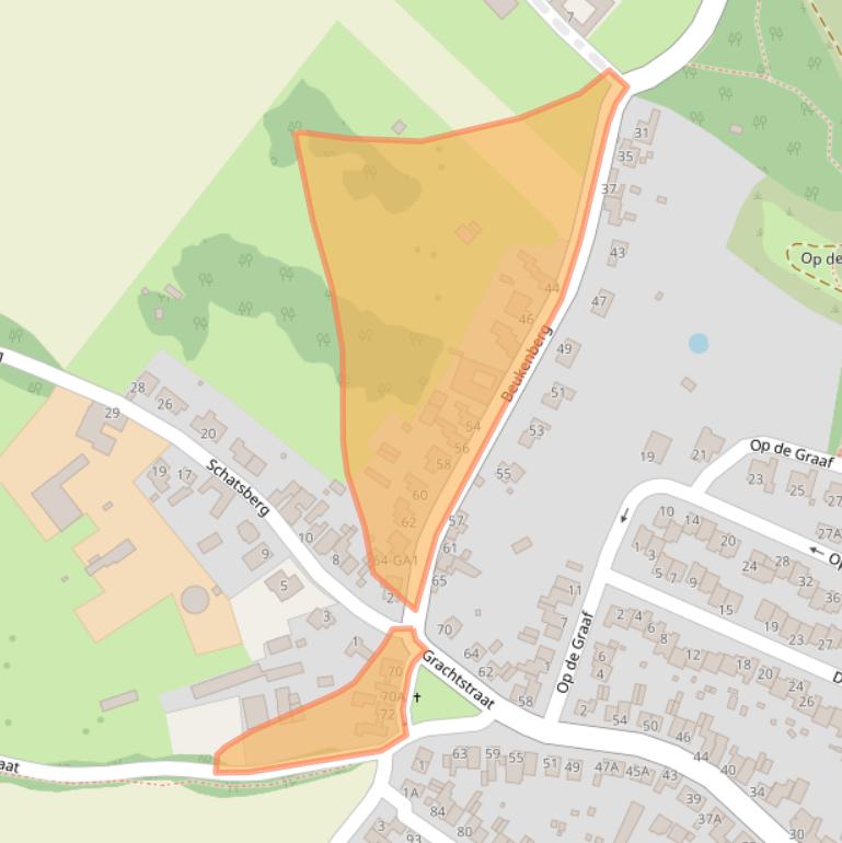 Kaart van postcodegebied 6438GD.