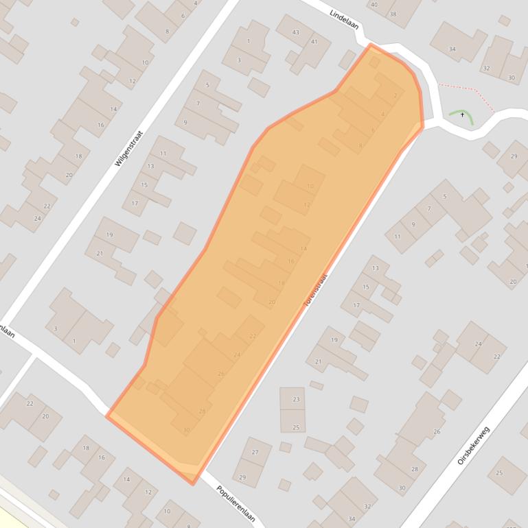 Kaart van postcodegebied 6438GV.