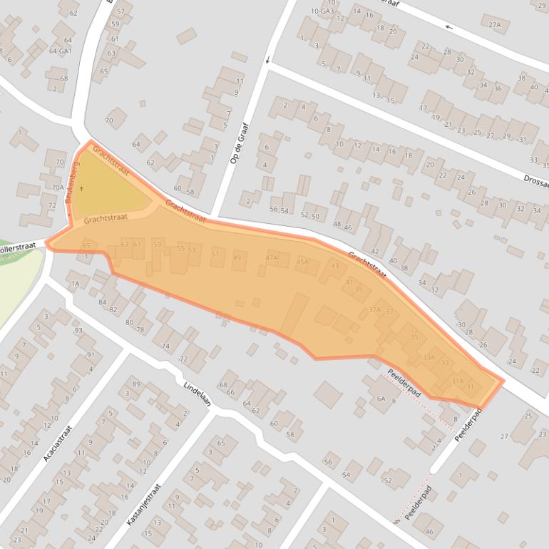 Kaart van postcodegebied 6438HM.