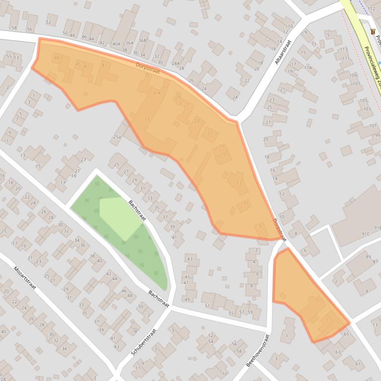 Kaart van postcodegebied 6438JS.