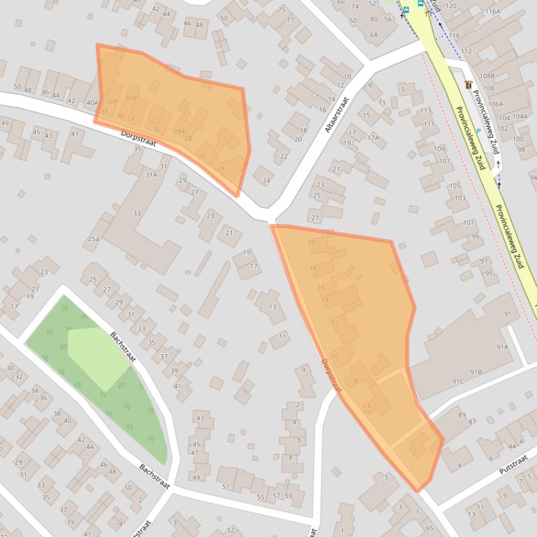 Kaart van postcodegebied 6438JV.