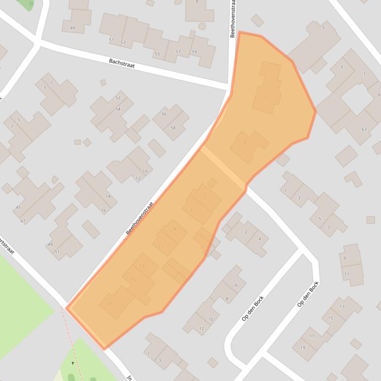 Kaart van postcodegebied 6438KH.