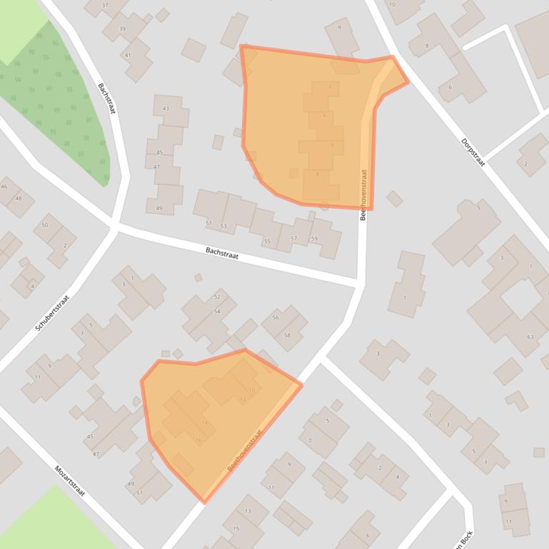 Kaart van postcodegebied 6438KJ.