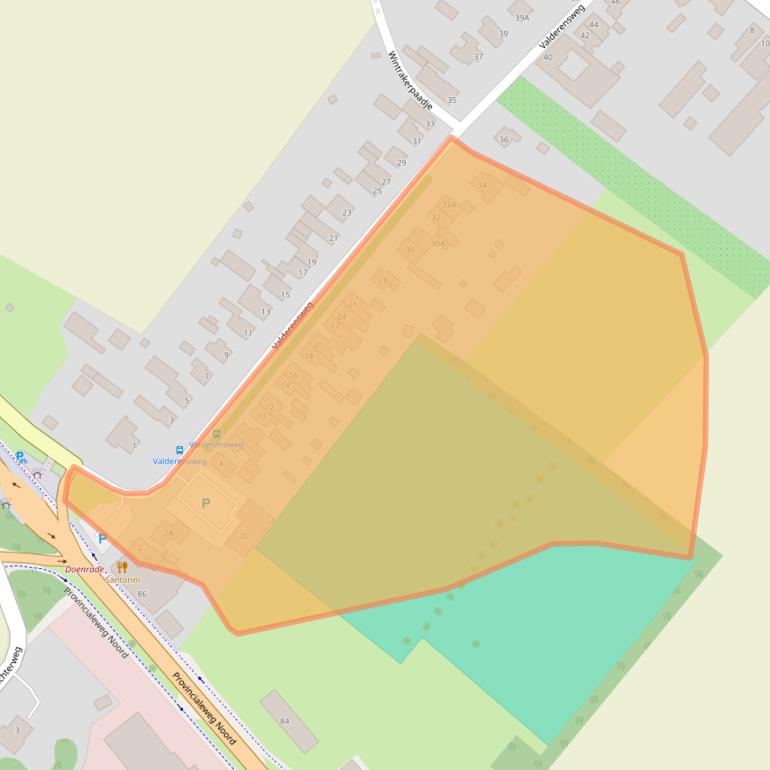 Kaart van postcodegebied 6439AG.