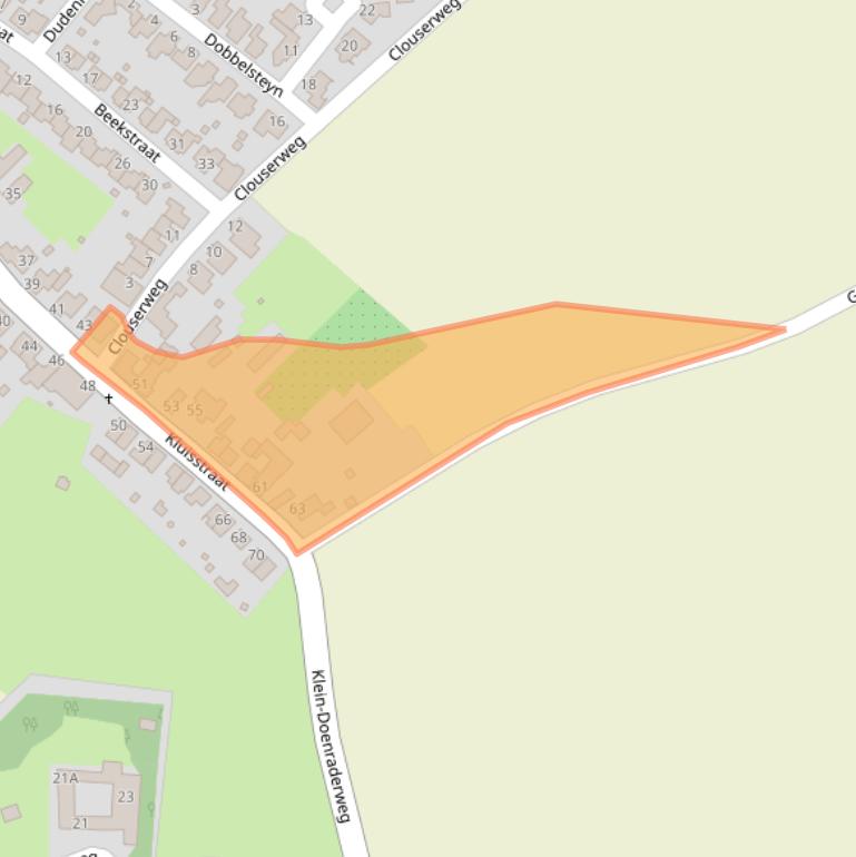 Kaart van postcodegebied 6439AK.