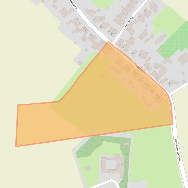 Kaart van postcodegebied 6439AM.