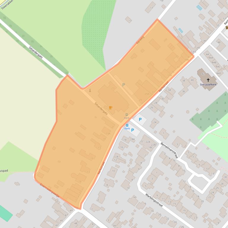 Kaart van postcodegebied 6439AN.