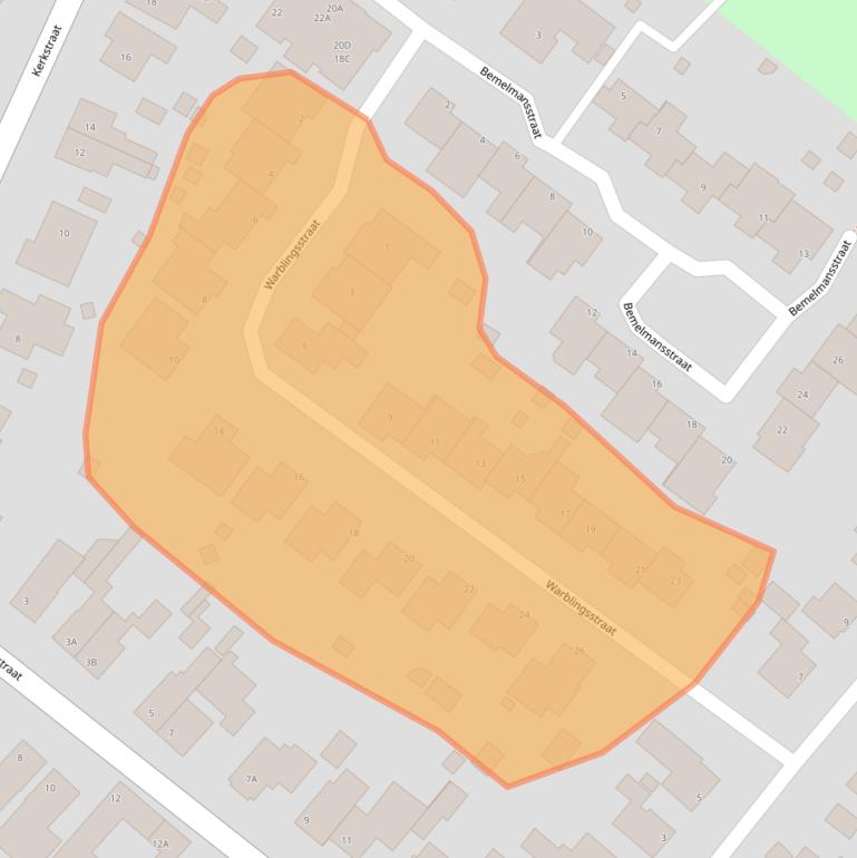 Kaart van postcodegebied 6439AX.