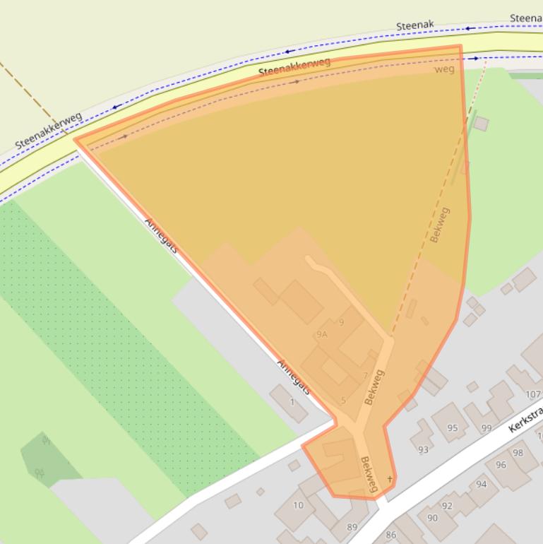 Kaart van postcodegebied 6439BA.