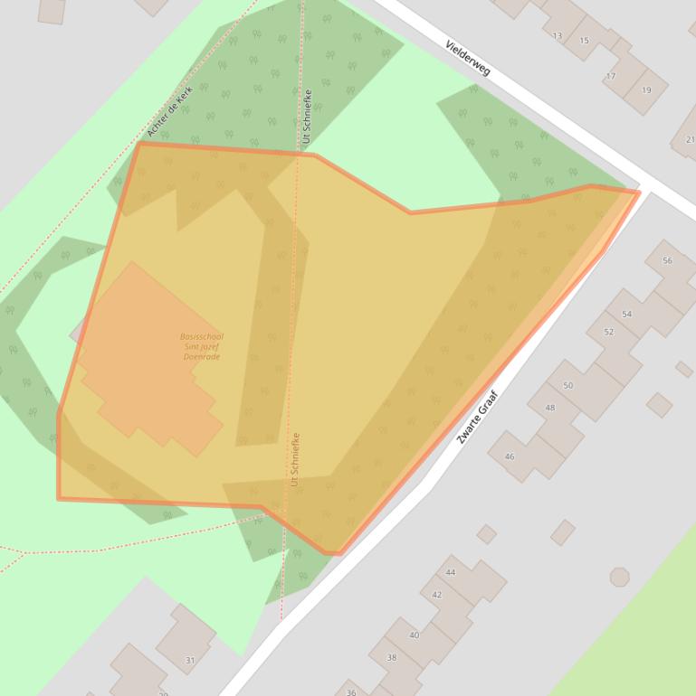 Kaart van postcodegebied 6439BG.