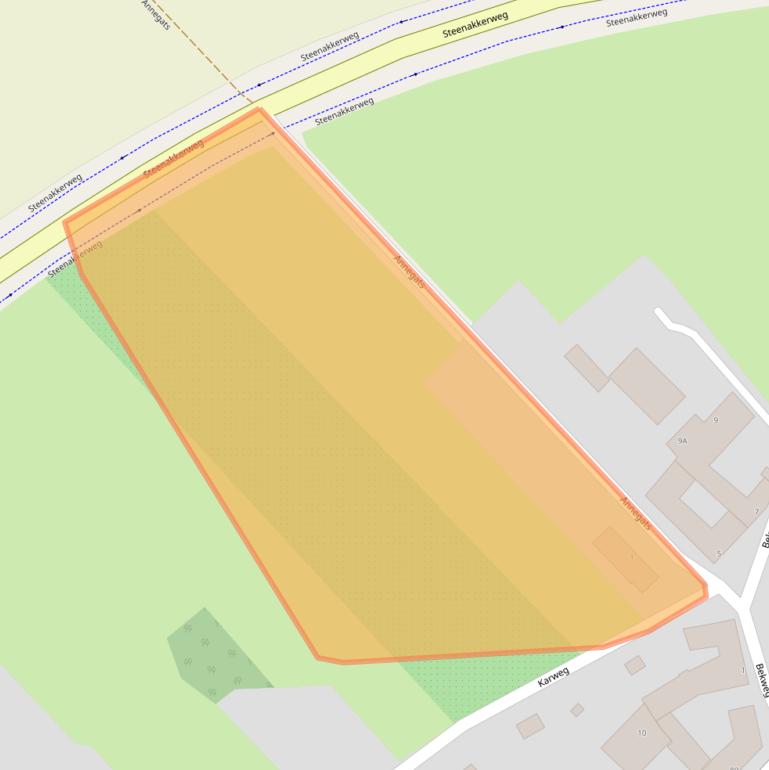 Kaart van postcodegebied 6439BN.