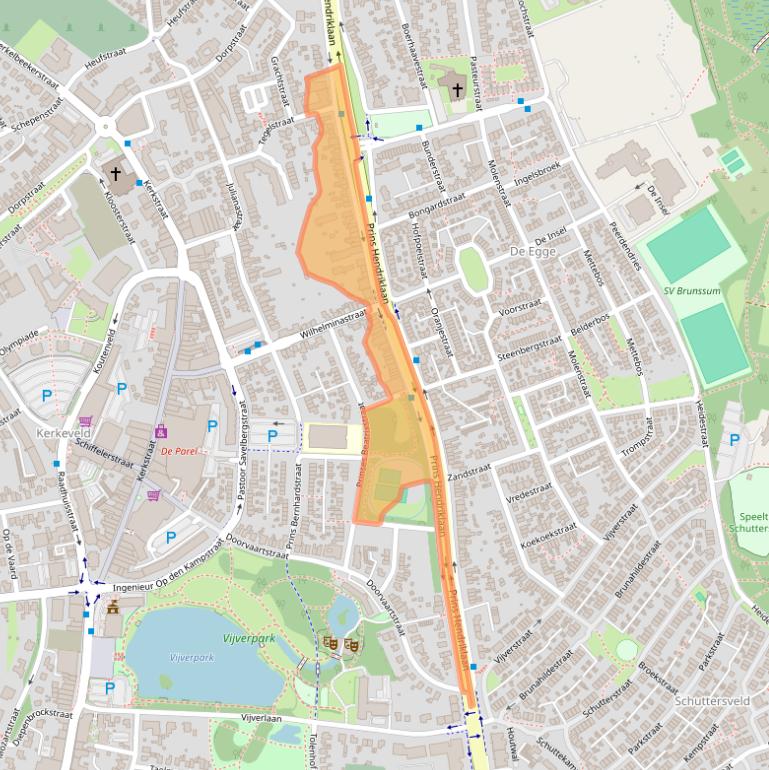Kaart van postcodegebied 6441AC.