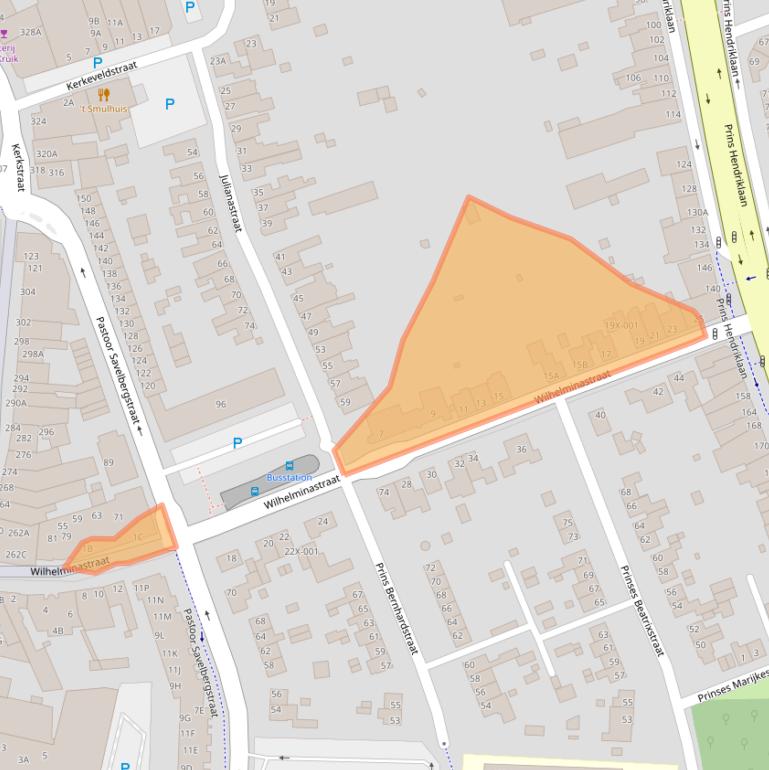 Kaart van postcodegebied 6441AD.