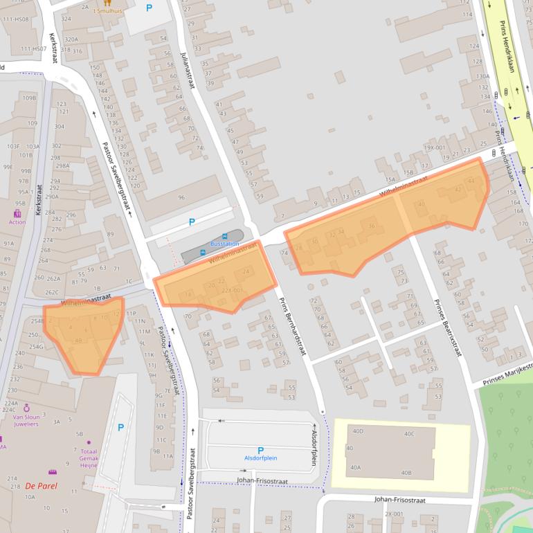 Kaart van postcodegebied 6441AE.