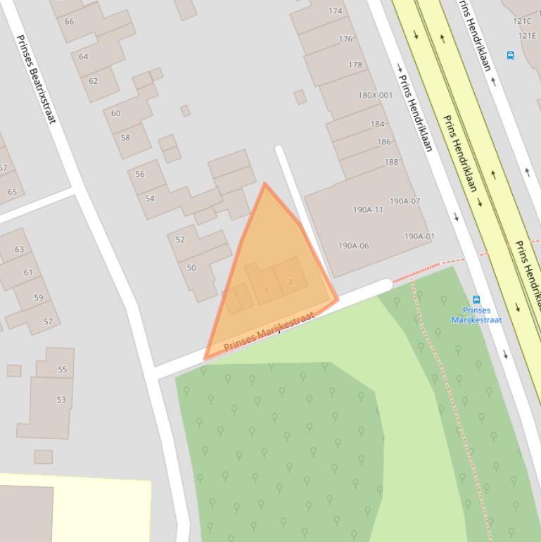 Kaart van postcodegebied 6441AG.