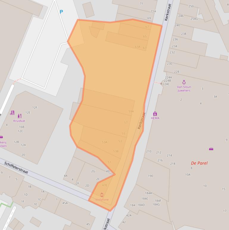 Kaart van postcodegebied 6441BB.