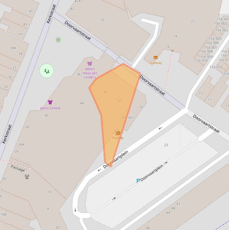 Kaart van postcodegebied 6441BH.