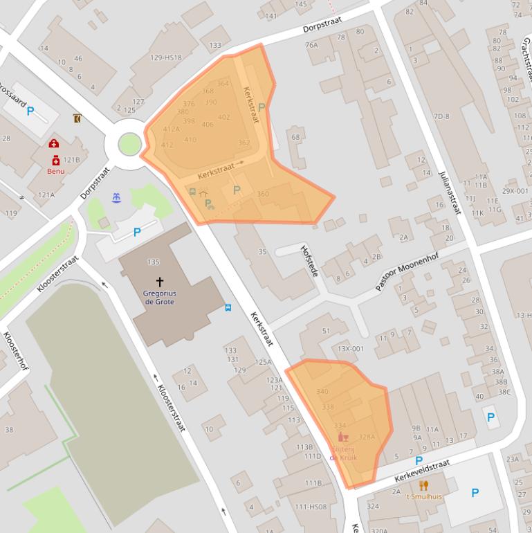 Kaart van postcodegebied 6441BN.