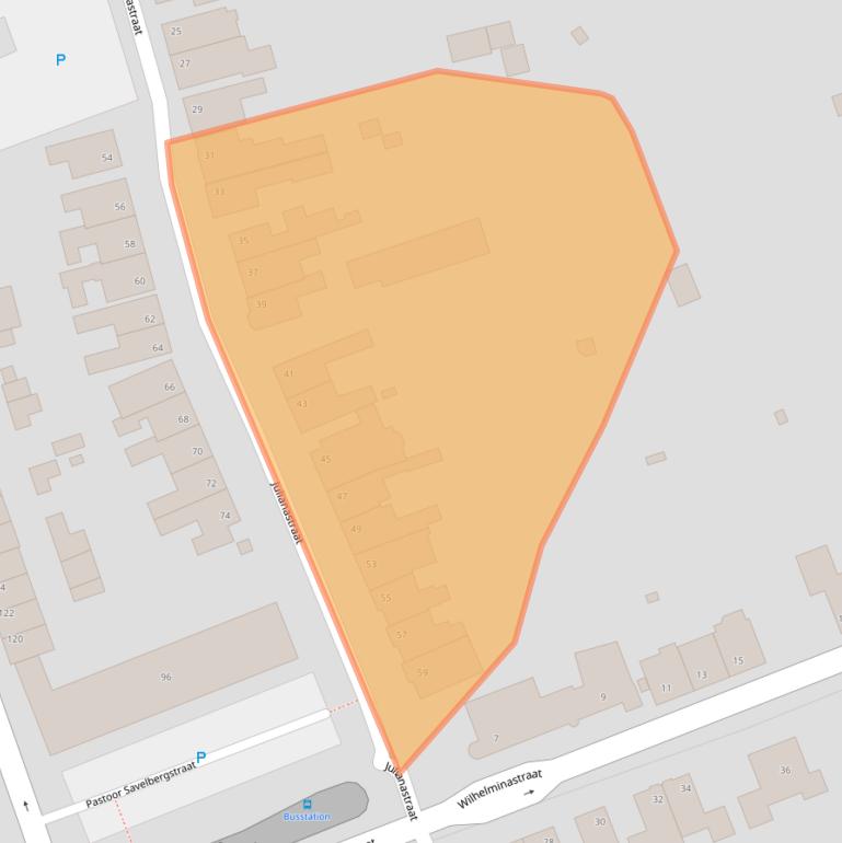 Kaart van postcodegebied 6441BS.