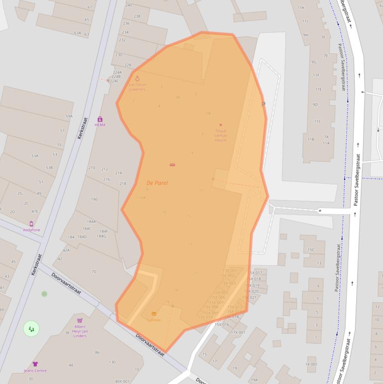 Kaart van postcodegebied 6441BZ.