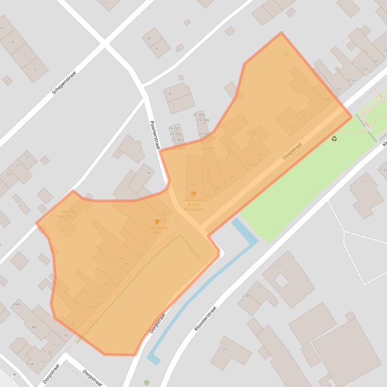 Kaart van postcodegebied 6441CC.