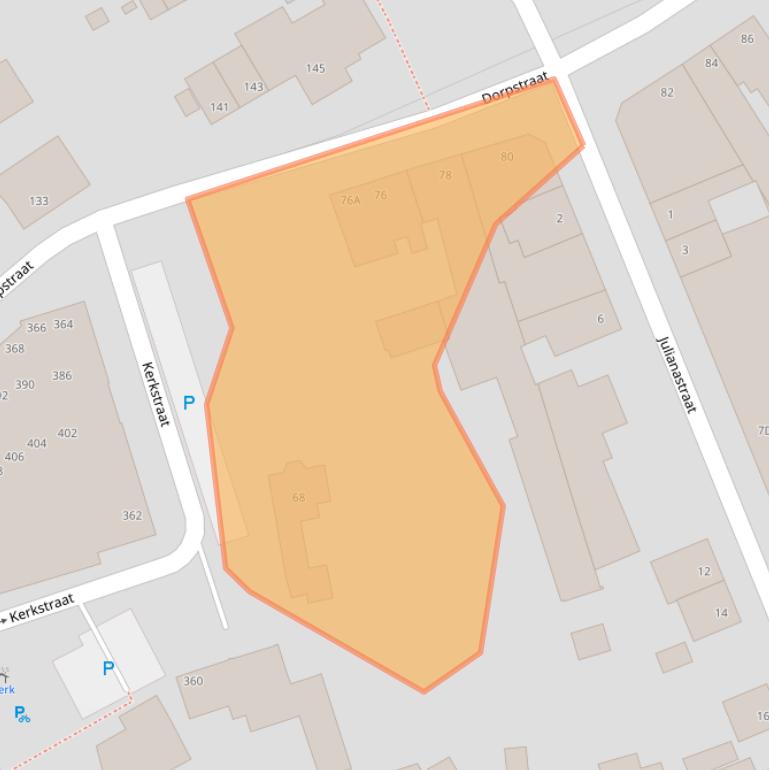 Kaart van postcodegebied 6441CH.