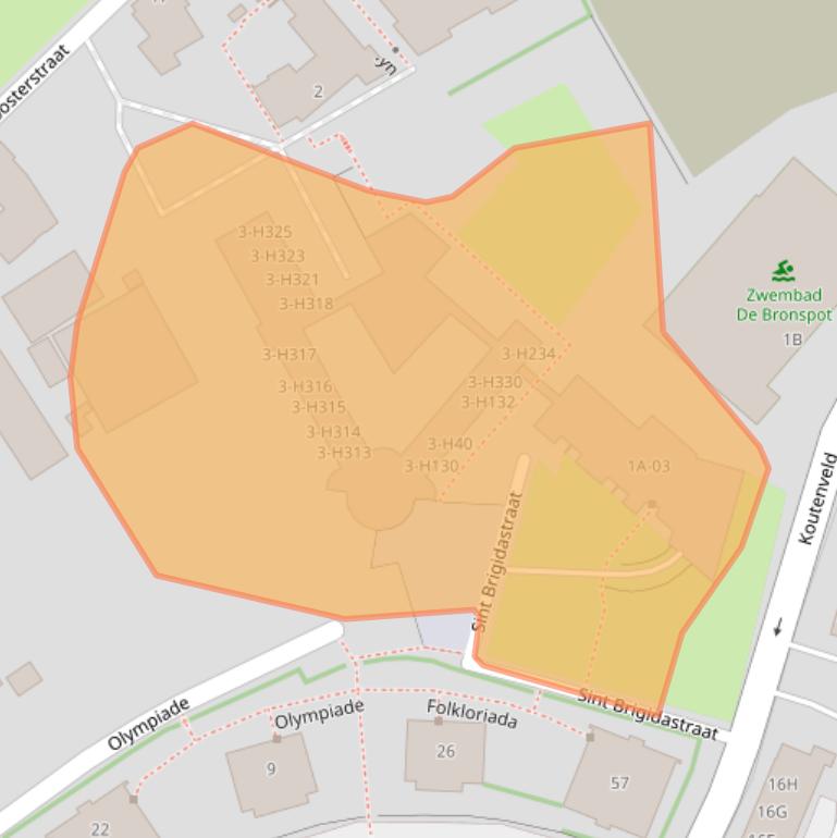 Kaart van postcodegebied 6441CR.