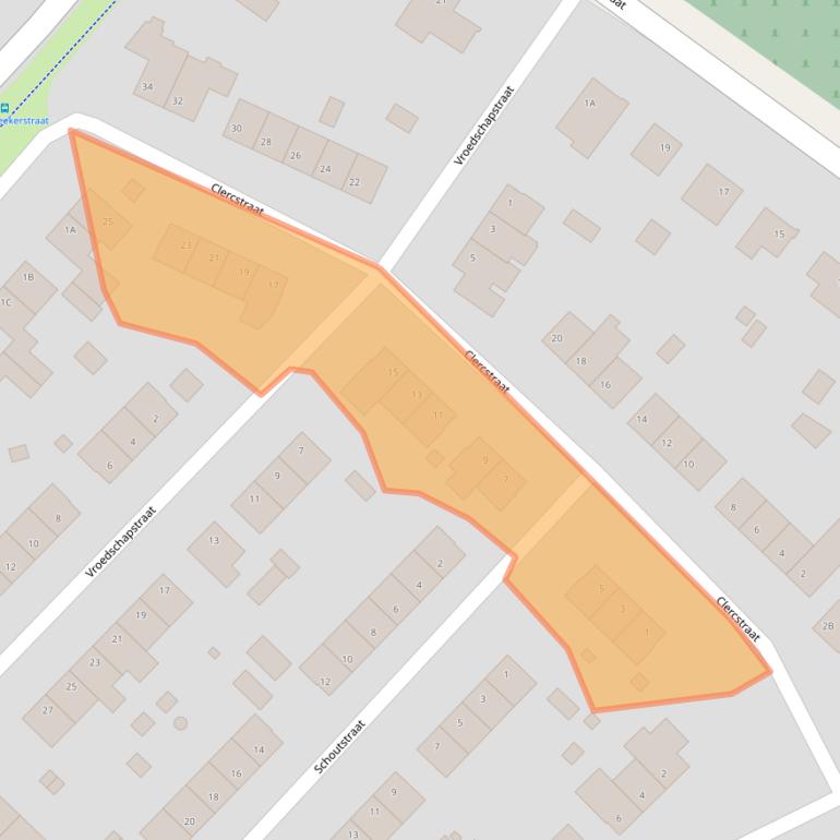 Kaart van postcodegebied 6441CS.