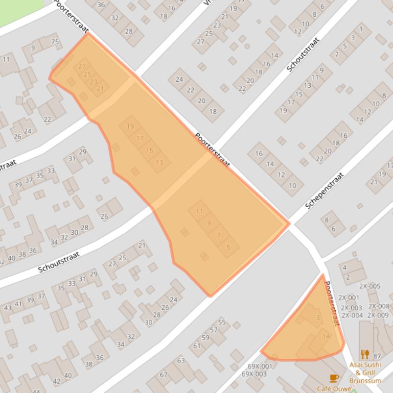 Kaart van postcodegebied 6441CV.