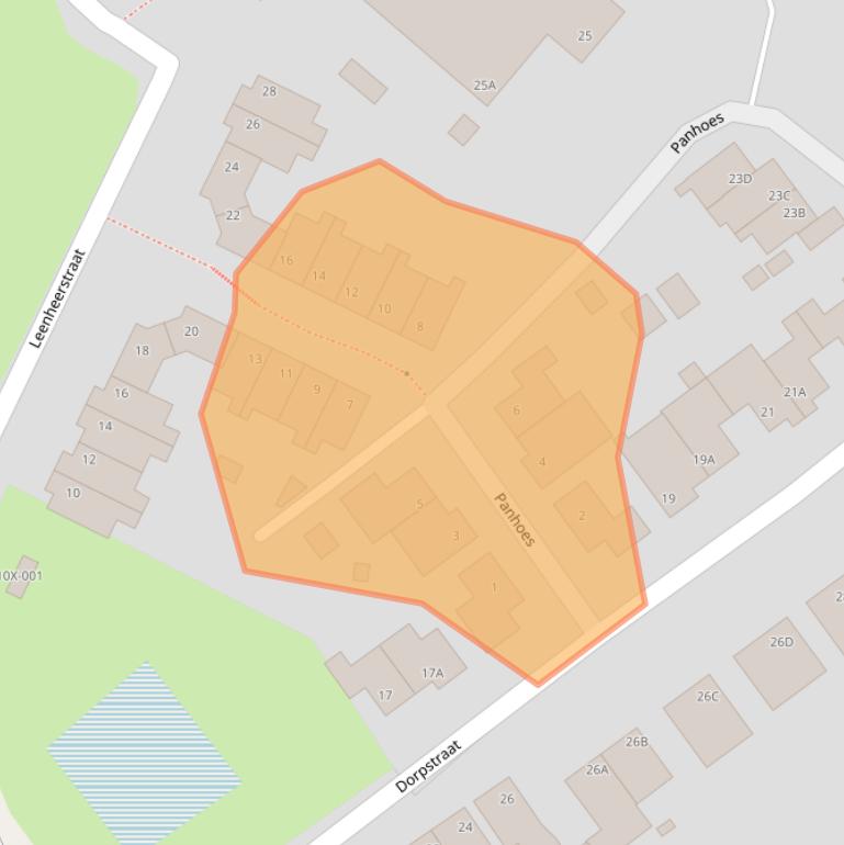 Kaart van postcodegebied 6441DA.