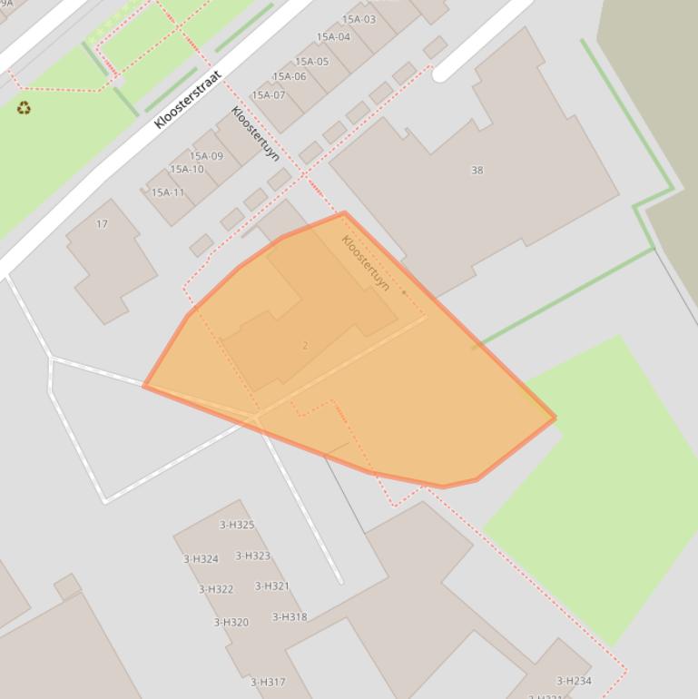 Kaart van postcodegebied 6441DS.